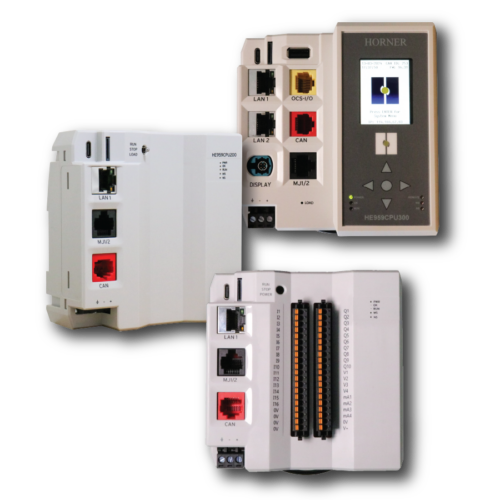 Horner CPU200 CPU250 and CPU300 modular PLC controller family